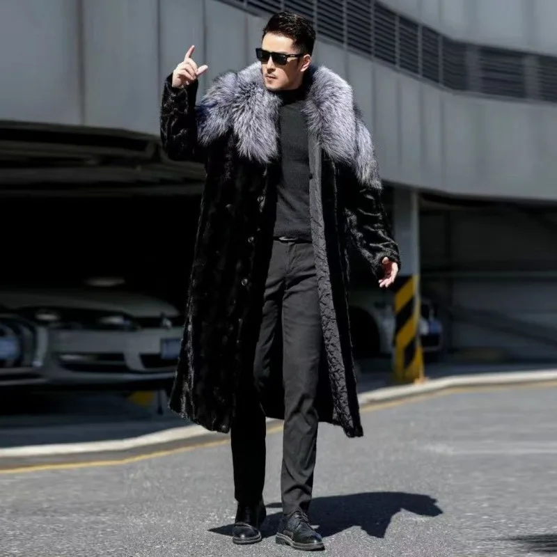 Winter Clothing Brands - Cappotto da uomo in visone finto