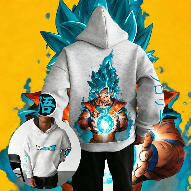 Winter Clothing Japan - Nuova Felpa con Cappuccio Dragon Ball