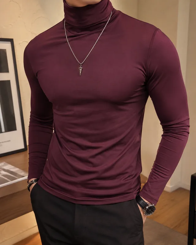 Thermal Base Layer - Maglia Termica a Collo Alto da