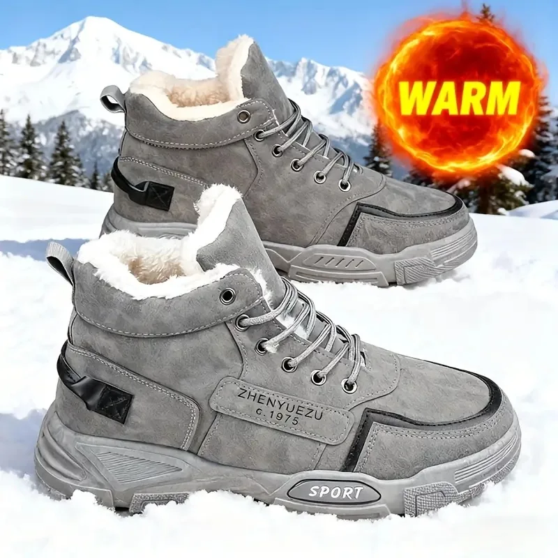Winter Clothing Material - Stivali da Neve Invernali da Uomo,