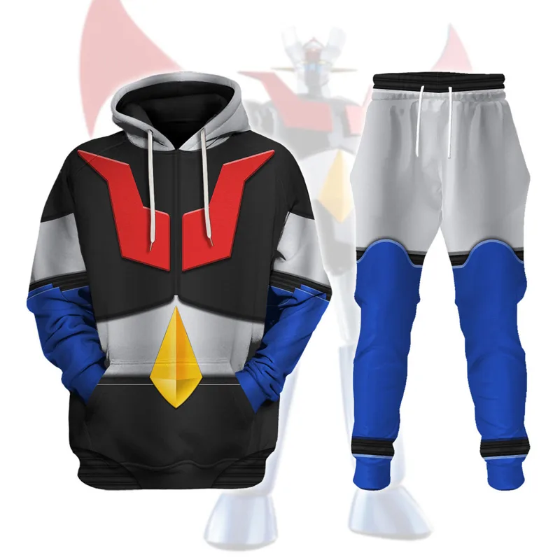 Winter Clothing Men - Set di Felpa con Cappuccio e