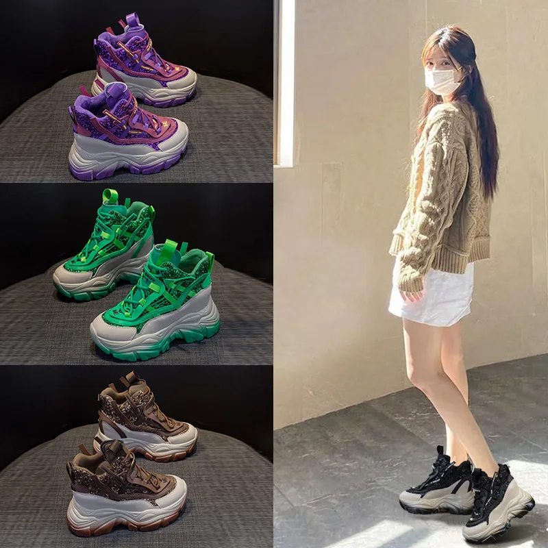 Winter Clothing Material - 2025 Scarpe da ginnastica con zeppa