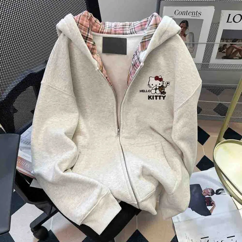 Winter Clothing For Sale - Felpa con cappuccio da donna Hello