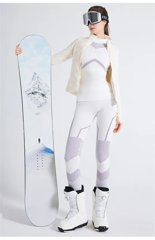 Thermal Base Layer - Set Termico Invernale da Donna, Maglia