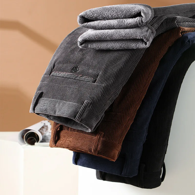 Winter Clothing Men Style - Pantaloni in velluto a coste in