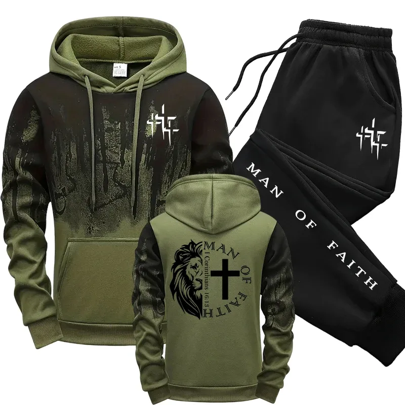 Winter Clothing Men - Completo da Uomo con Motivo 'Man