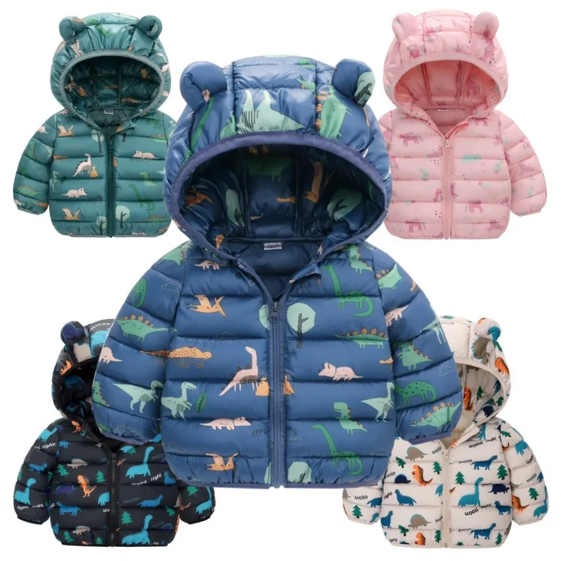 Winter Clothing For 1 Year Old Girl - Bambini Ragazzi Piumini leggeri con cappuccio
