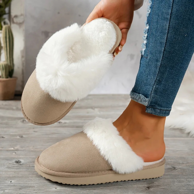Winter Clothing Material - Pantofole da casa slip-on comode e