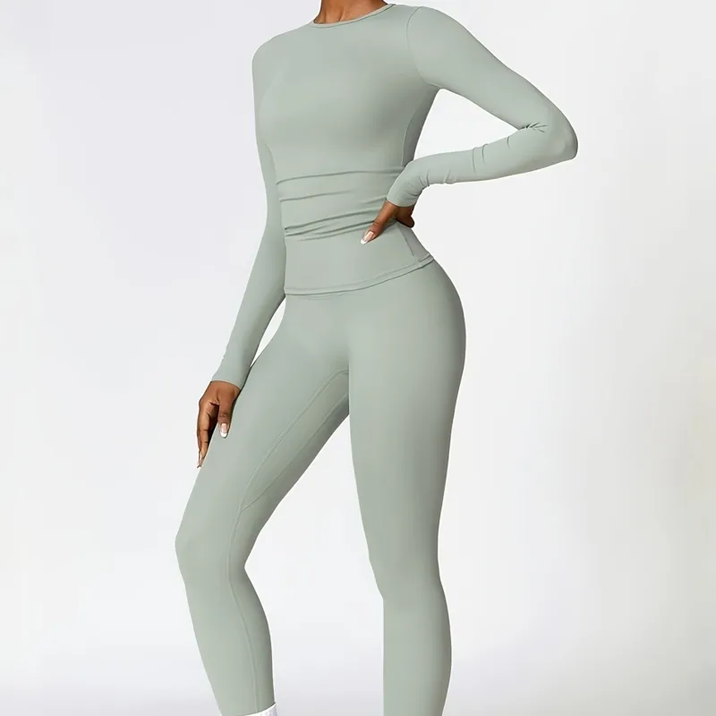 Tuta da yoga aderente a manich - Winter Clothing Usa recensione e prezzo