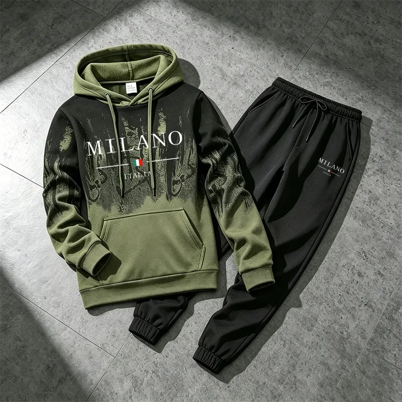 Tuta da uomo con felpa con cap - Winter Clothing Men recensione e prezzo