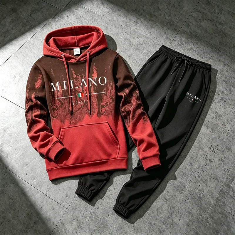 Tuta da uomo con felpa con cap - Winter Clothing Men recensione e prezzo