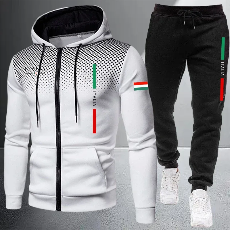 Tuta da uomo casual con cappuc - Winter Clothing Men recensione e prezzo