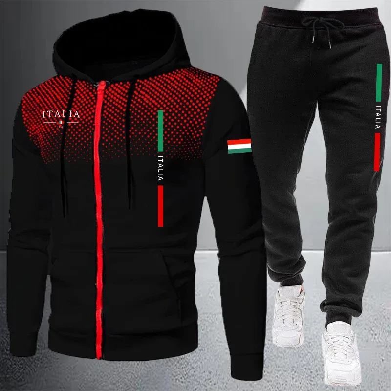 Tuta da uomo casual con cappuc - Winter Clothing Men recensione e prezzo