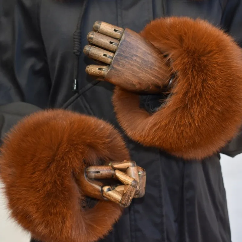 Polsini in pelliccia di volpe  - Winter Clothing For Sale recensione e prezzo