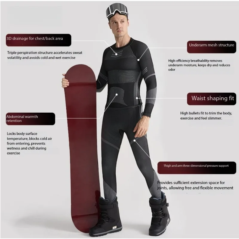 Set di strati base da sci Uomo - Thermal Base Layer recensione e prezzo