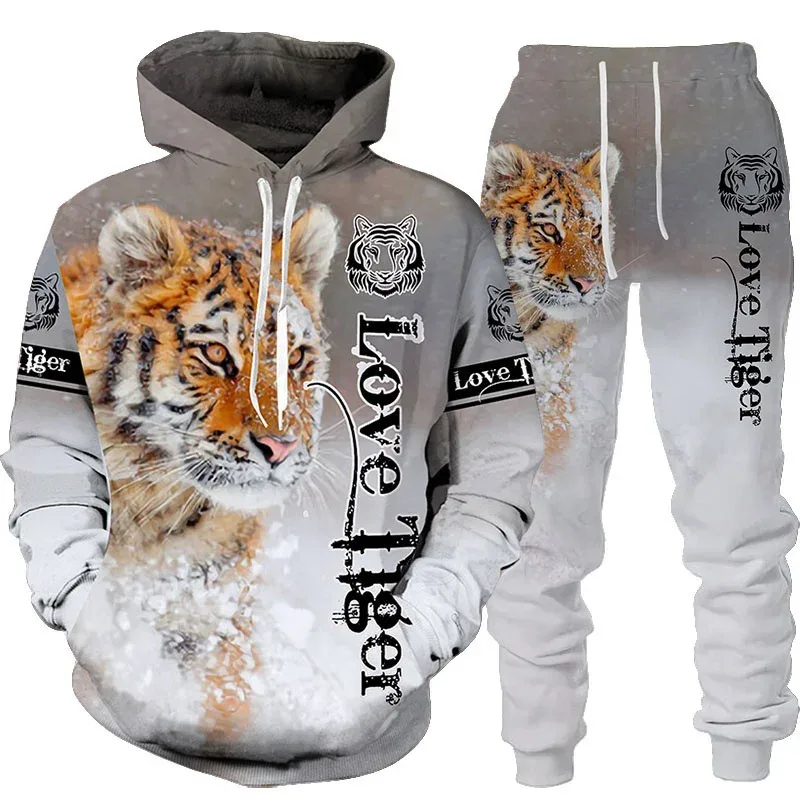 New Animal 3D Tiger stampato f - Winter Clothing Men Style recensione e prezzo