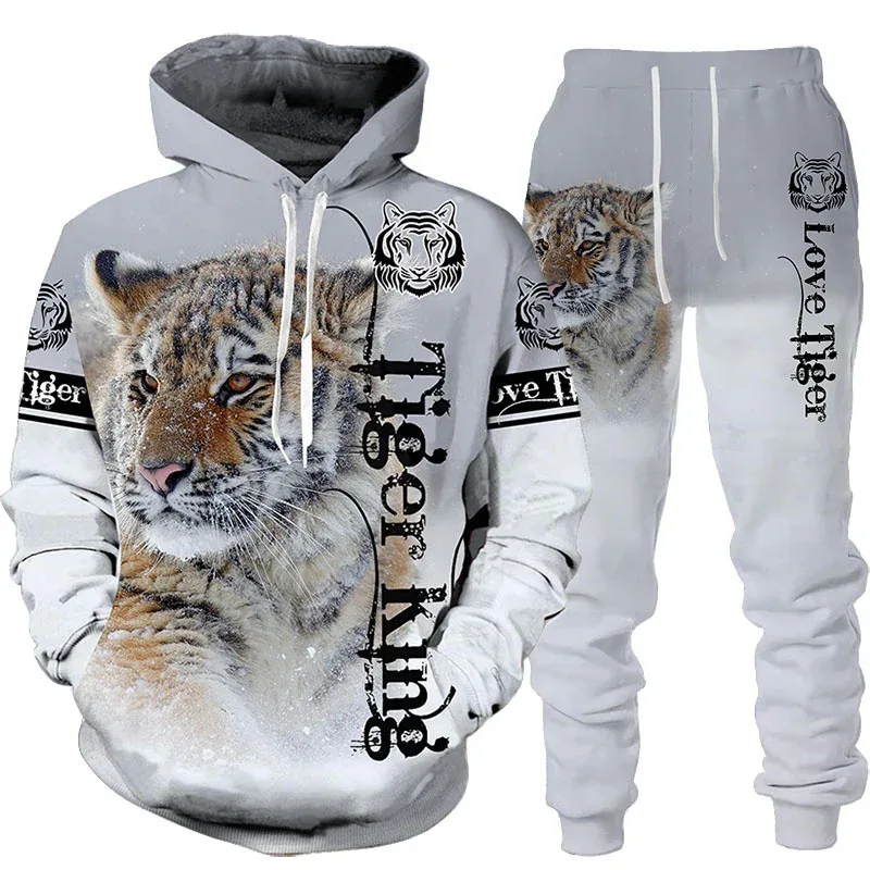New Animal 3D Tiger stampato f - Winter Clothing Men Style recensione e prezzo