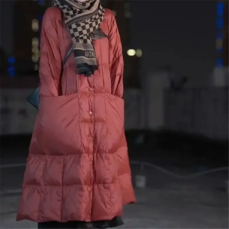 Piumino lungo Oversize tasche  - Winter Clothing Brands recensione e prezzo